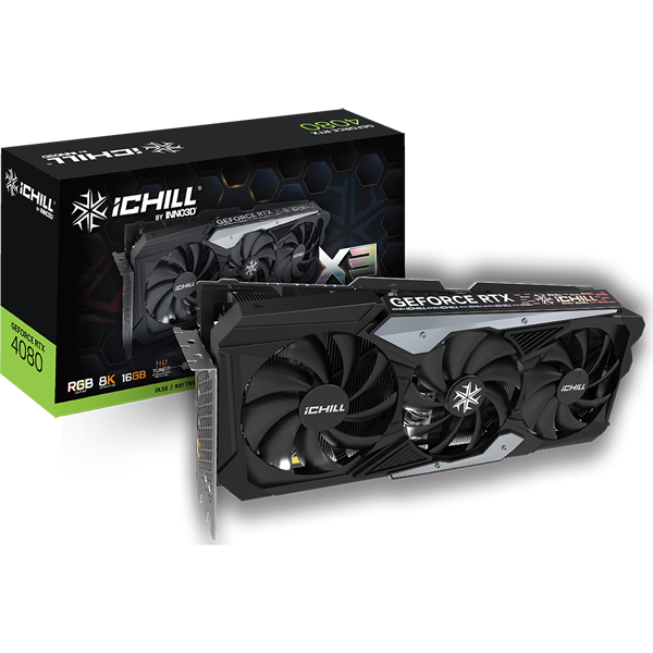 INNO3D GEFORCE RTX™ 4080 16GB ICHILL X3|Gaming Component