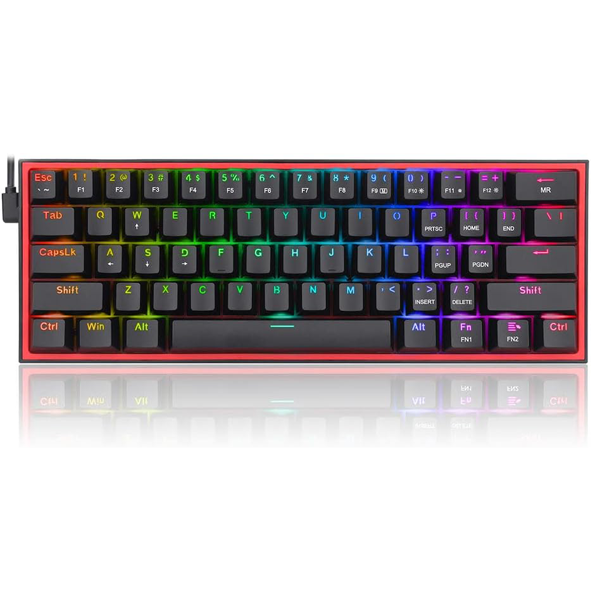 Redragon Fizz K617  RGB 60% Wired Mechanical Gaming Keyboard | ACCESSORIES