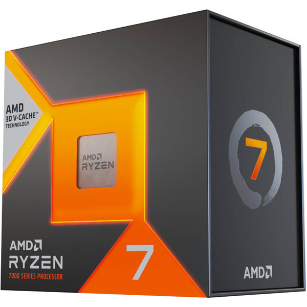 AMD Ryzen 7 7800X3D AM5 Desktop Processor with AMD Radeon Graphics, 8 Cores & 16 Threads, 5 GHz Max Boost Clock, 8MB L2 & 96MB L3 Cache, DDR5 Memory & 128GB Max Capacity | 100-100000910WOF | AMD