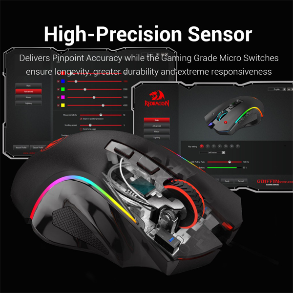 REDRAGON M602 WIRELESS GAMING MOUSE RGB BACKLIT | Gaming Mouse