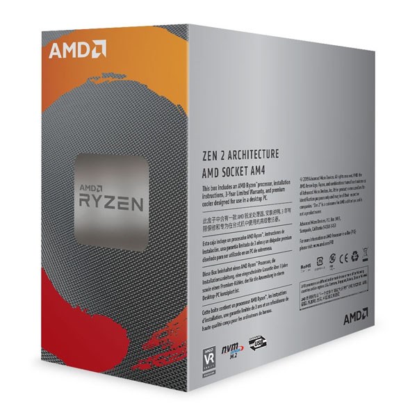 AMD Ryzen 5 3600 Processor (6C/12T, 35MB Cache, 4.2 GHz Max Boost) | Gaming Component