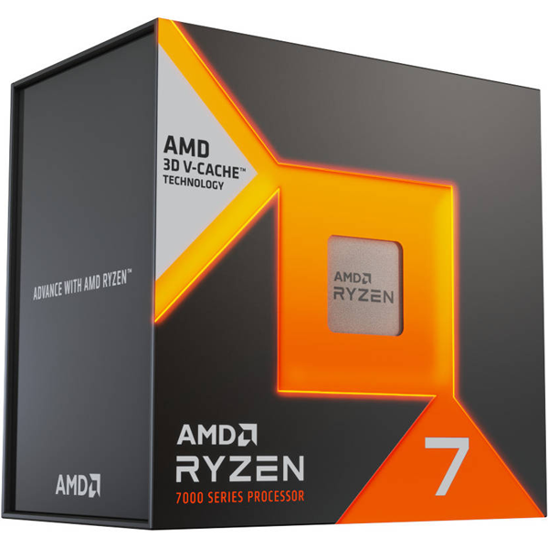 AMD Ryzen 7 7800X3D AM5 Desktop Processor with AMD Radeon Graphics, 8 Cores & 16 Threads, 5 GHz Max Boost Clock, 8MB L2 & 96MB L3 Cache, DDR5 Memory & 128GB Max Capacity | 100-100000910WOF | AMD