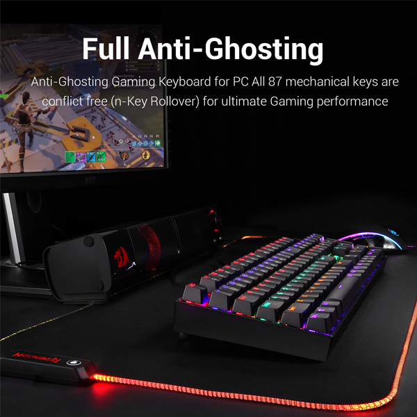 REDRAGON K551 MECHANICAL GAMING KEYBOARD RGB LED RAINBOW BACKLIT WIRED KEYBOARD | Gaming Keyboard