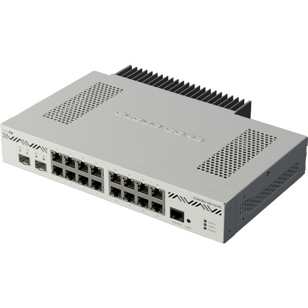 Mikrotik CCR2004-16G-2S+PC Ethernet Router 16x Gigabit Ethernet Ports, 2x10G SFP+ Cages | MikroTik