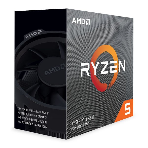 AMD Ryzen 5 3600 Processor (6C/12T, 35MB Cache, 4.2 GHz Max Boost) | Gaming Component