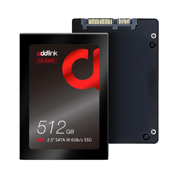 Addlink SSD S20 512GB - SATA3 3D Nand 550/500 MB/s | أس أس دي