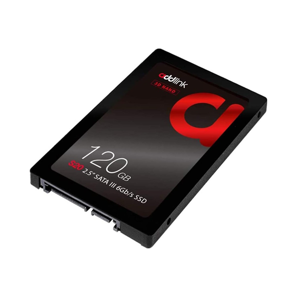 Addlink S20 3D Nand SSD 120GB Sata III 6Gb/s 2.5-inch/7mm Internal Solid State Drive with Read 510MB/s Write 400MB/s - 3D NAND 120GB | أس أس دي