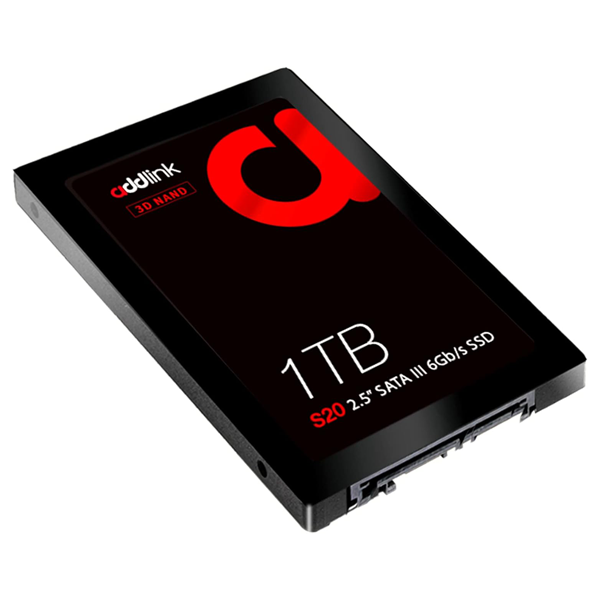 addlink S20 1TB SSD 3D NAND 2.5 inch SATA III 6Gb/s 7mm Internal Solid State Drive Read 560MB/s Write 500MB/s|ACCESSORIES