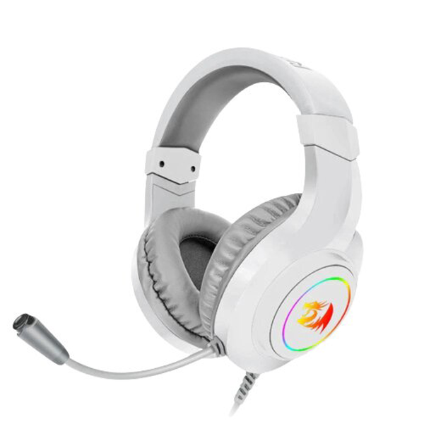 Redragon H260 RGB Lunar Gaming Headset - White | H260WRGB|ACCESSORIES